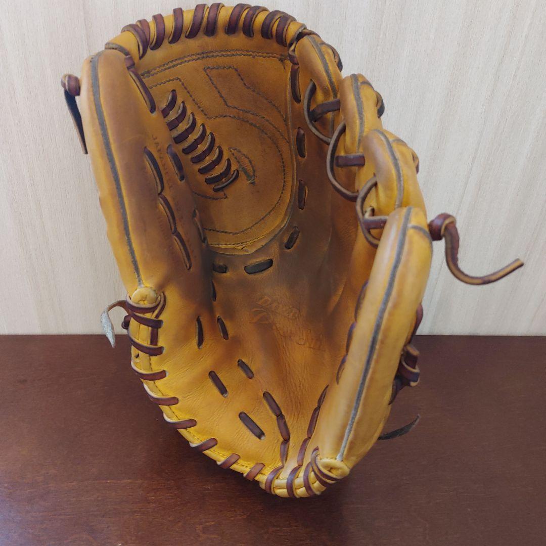 ダビド　プロ　軟式　投手用　大人　グローブ イエロー　ライナーバック