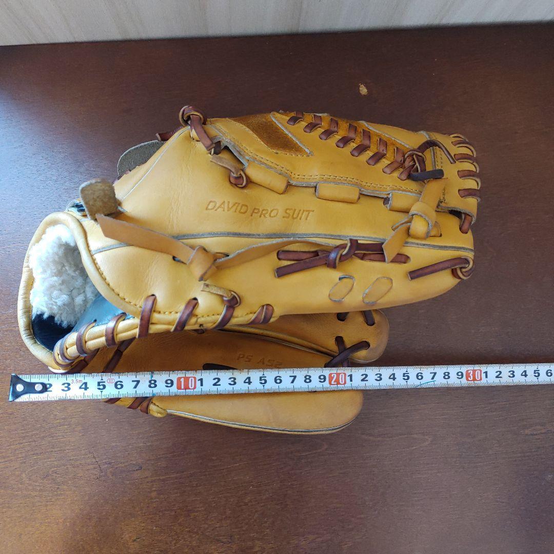 ダビド　プロ　軟式　投手用　大人　グローブ イエロー　ライナーバック