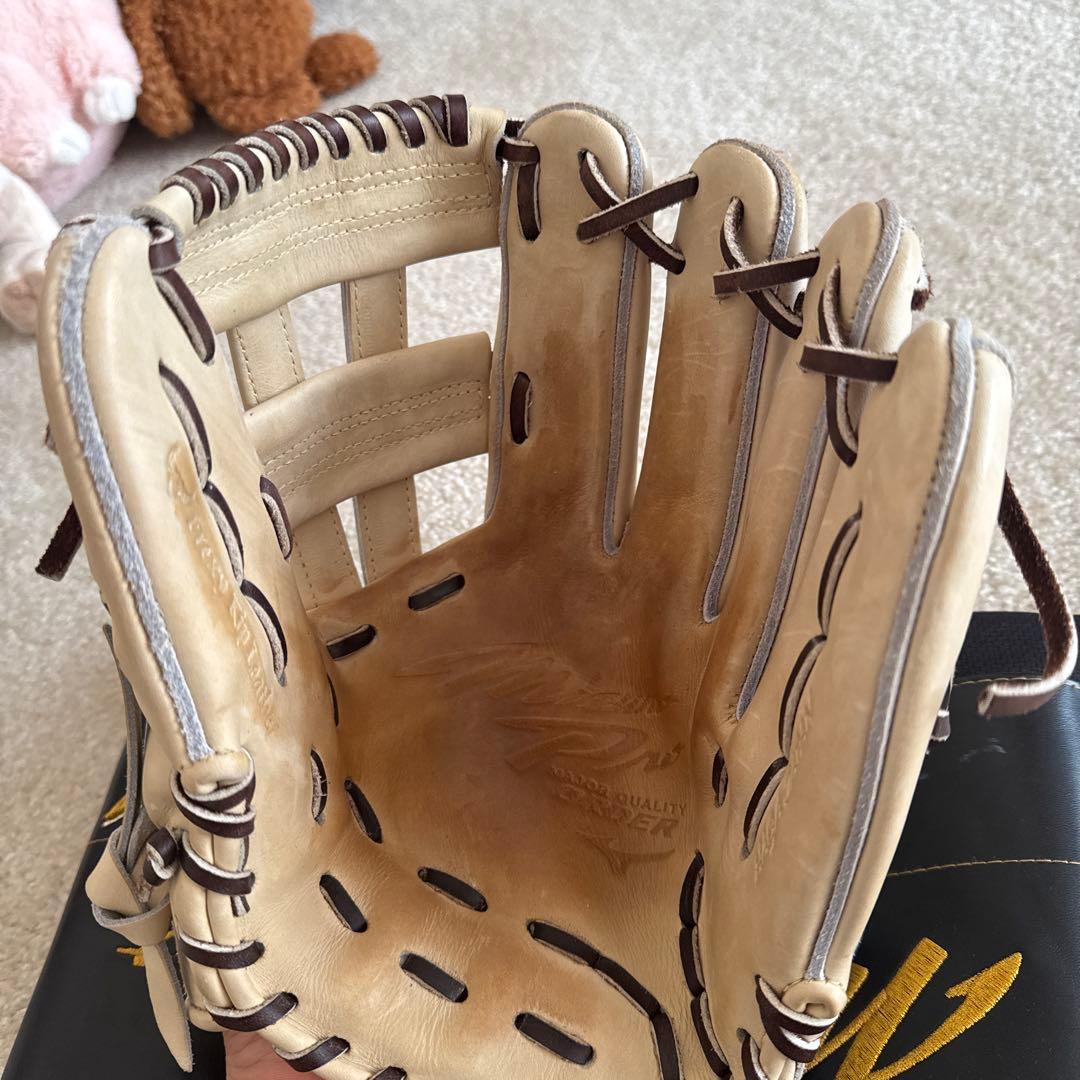 Mizuno Pro ORDER ベージュグローブ