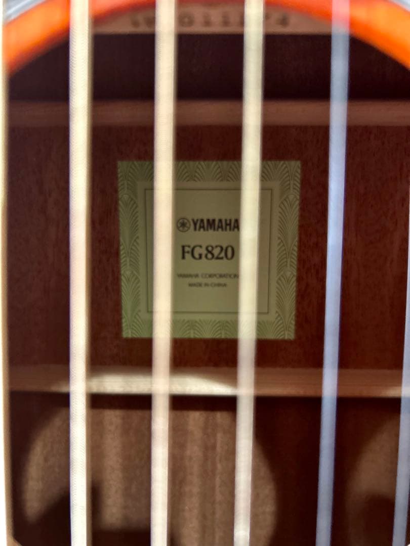YAMAHA アコースティックギター FG820 美品　ソフトケース付