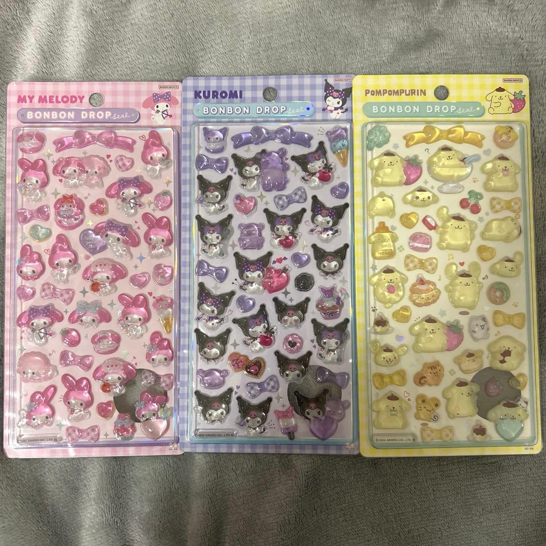 【正規品】サンリオボンボンドロップシール第2弾　6種類セット