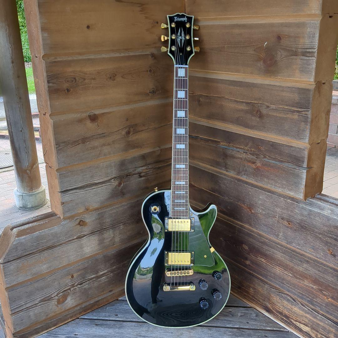 ノンブランド ブラック エレキギター ロックギタリスト応援