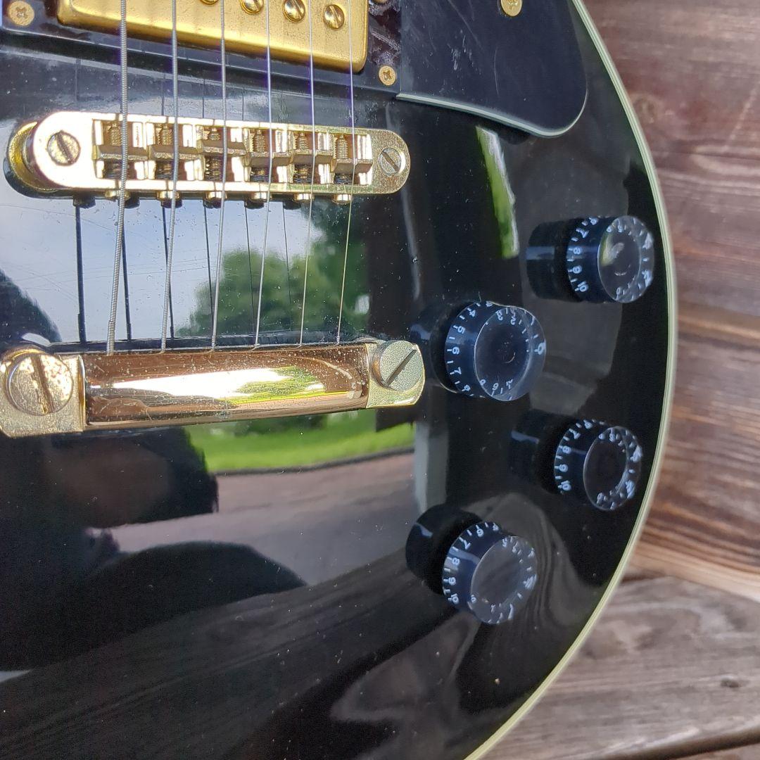 ノンブランド ブラック エレキギター ロックギタリスト応援