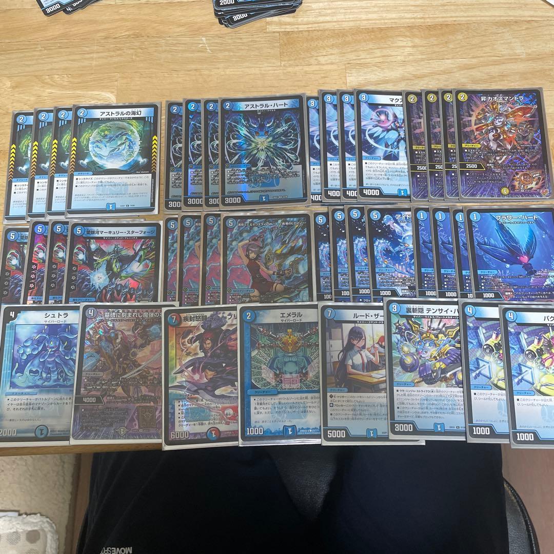 青単サイバーデッキ　40枚スリーブ付き