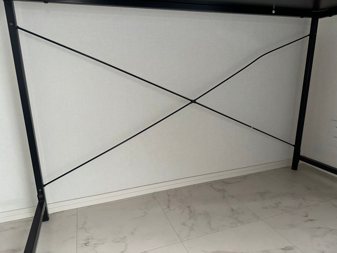 L字型デスク 黒