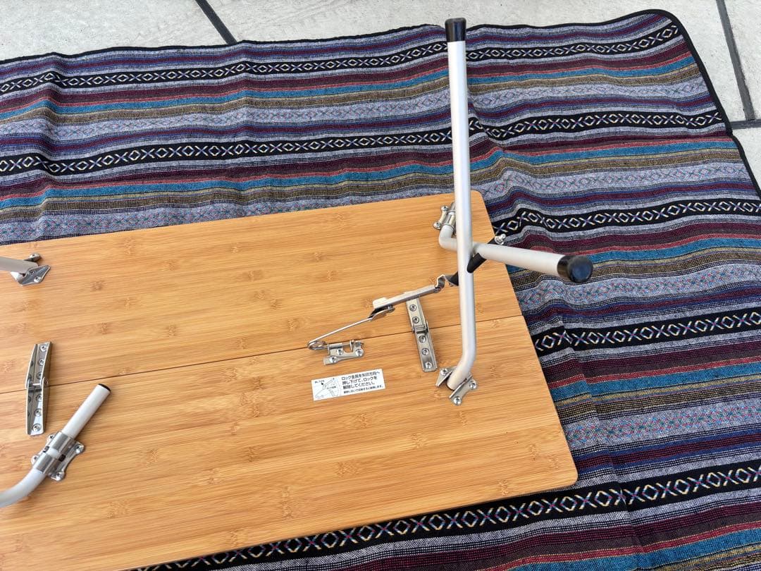 ワンアクションローテーブル竹