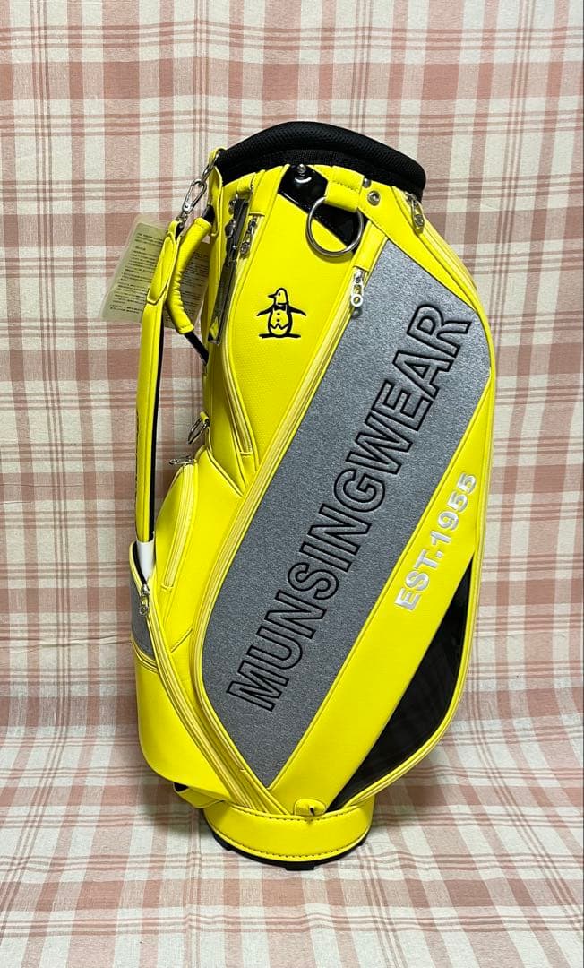 MUNSINGWEAR イエロー キャディバッグ