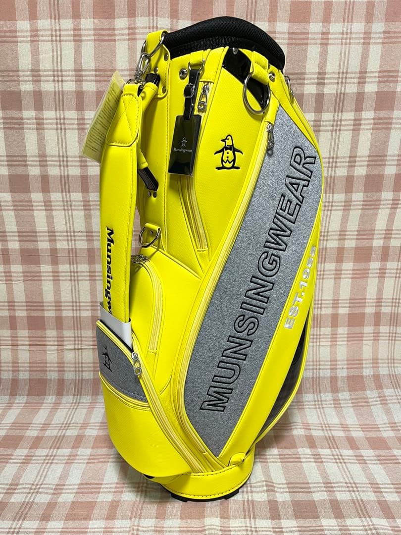 MUNSINGWEAR イエロー キャディバッグ