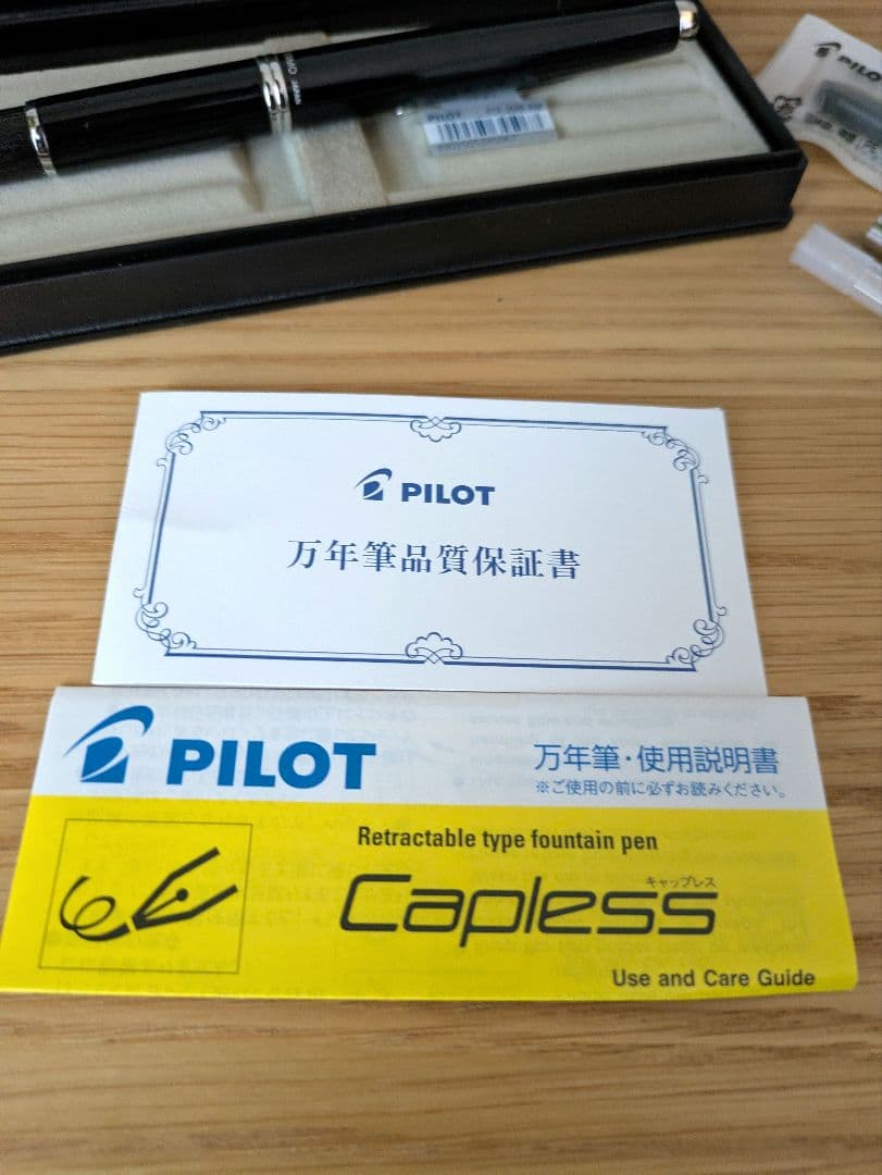 【箱付き】キャップレス フェルモ ブラック M 回転式 廃盤