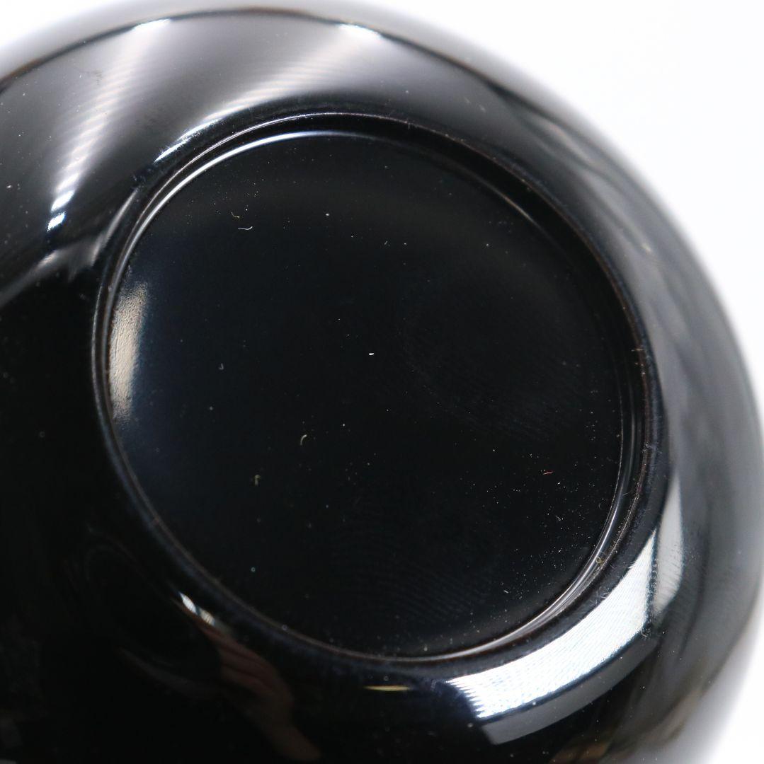 中川秀甫 おもだか蒔絵 中棗 茶道具 共箱　V921　N7