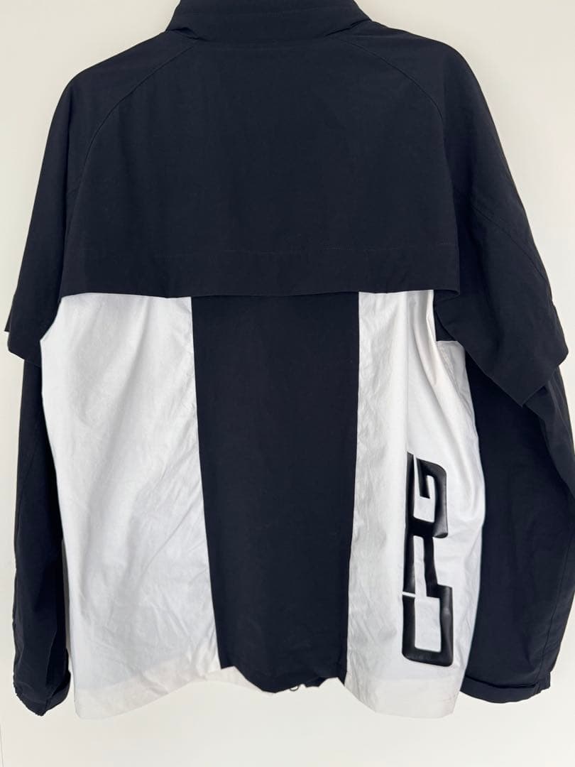 【新品同様】CPGゴルフ　レインウェア　防寒ウェア　上下　ブラックホワイト　XL