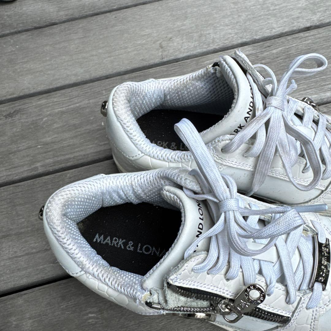 ▫︎ マークアンドロナ ゲージグリーンウォーカージップローカットスニーカー