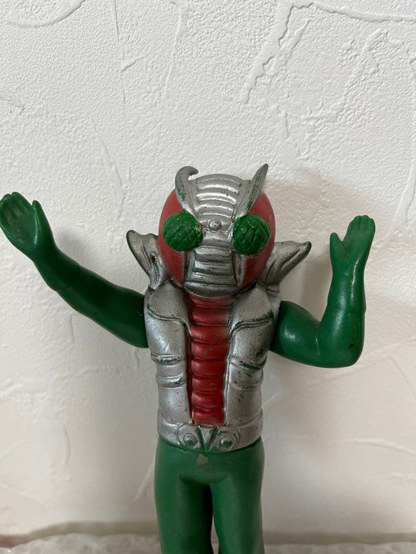 ⚠️当時物・激レア・人気　仮面ライダーV3 パチ　贋作　ミドルソフビ　阿波踊り