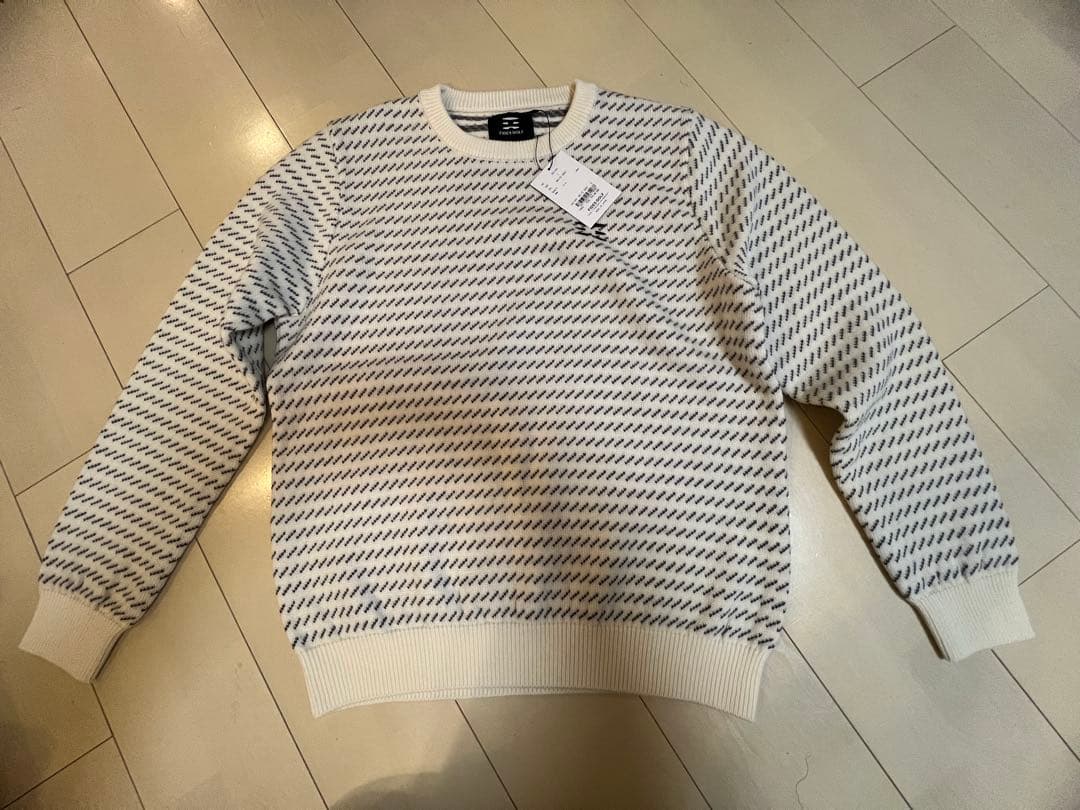 FIDES GOLF ホワイトグレー L セーター