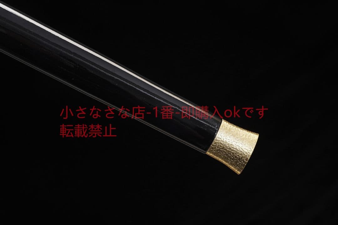 素装瓦面大漆鞘漢剣  古兵器 武具 刀装具 日本刀 模造刀 居合刀