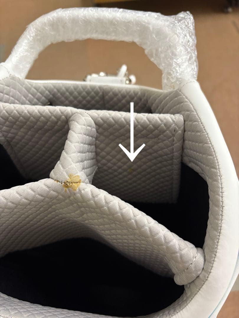 PING ゴルフキャディバッグ ホワイト