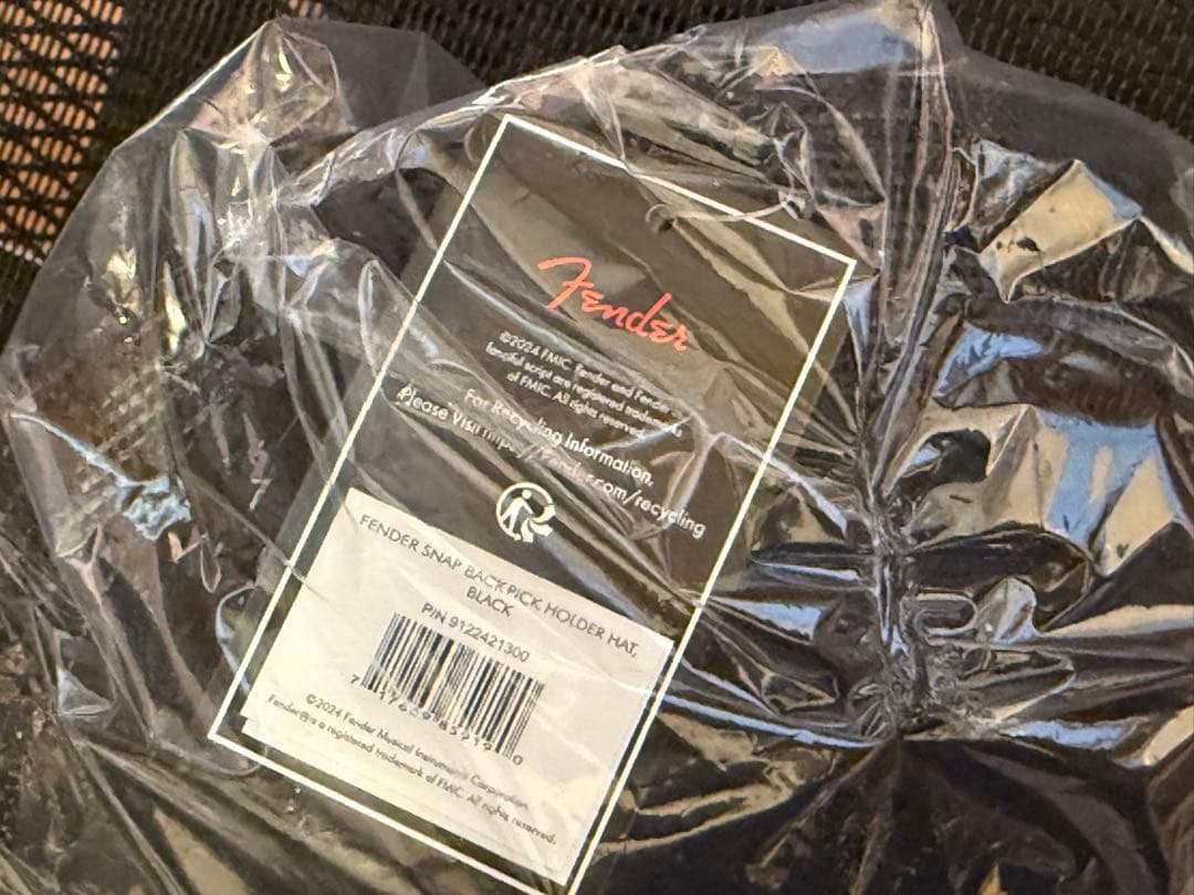 Fender ノベルティーのキャップ（未使用、未開封）