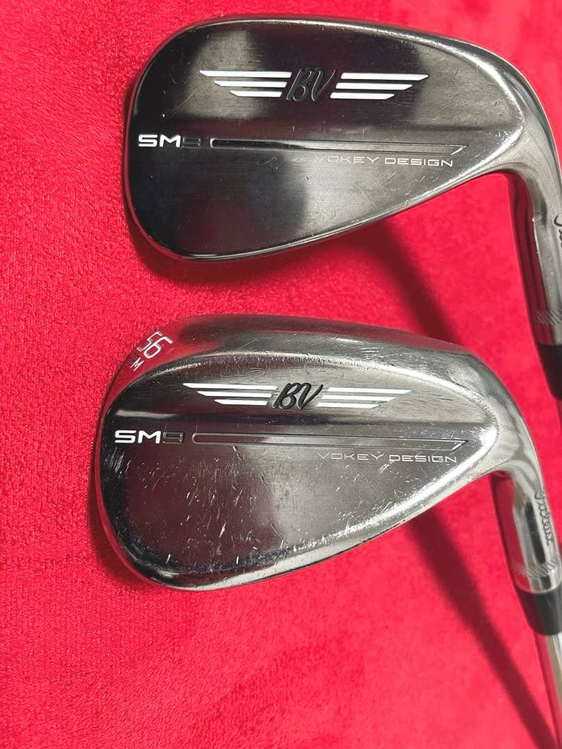 タイトリスト　ボーケイ SM9 ブラッシュドスチール 2本セット❗️