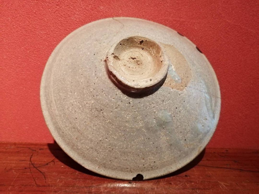 李朝初期　刷毛目皿