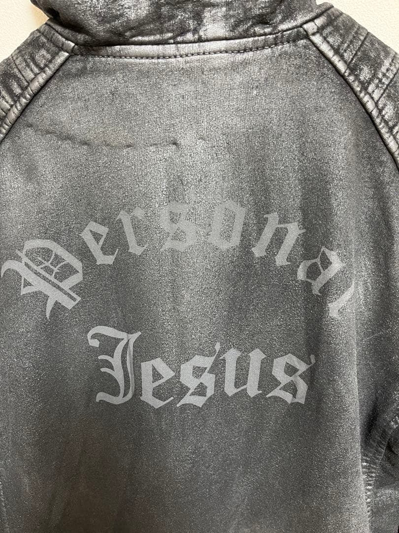 氷室京介 Silver Effect Hoodie Mサイズ