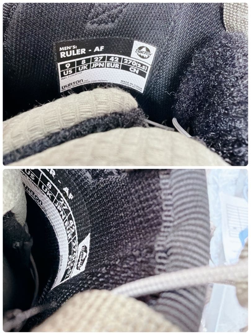 美品　BURTON RULER ブーツ 27cm