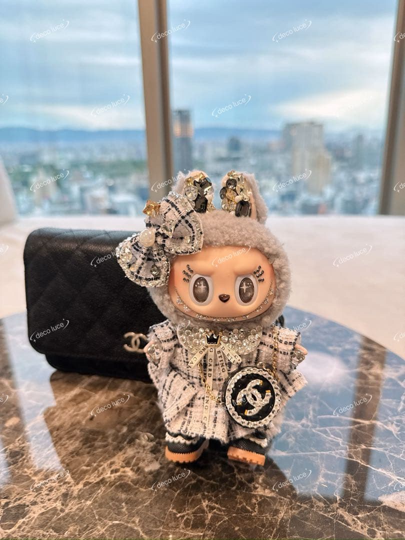 デコレーション ラブブ マカロン セサミ Macaron Sesame Bean