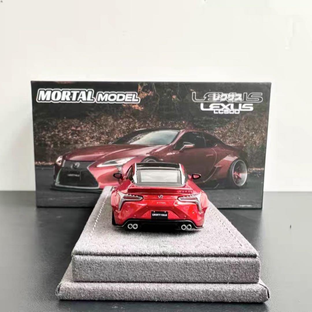【限定299】Mortal 1/64 レクサス LC500（レッド）