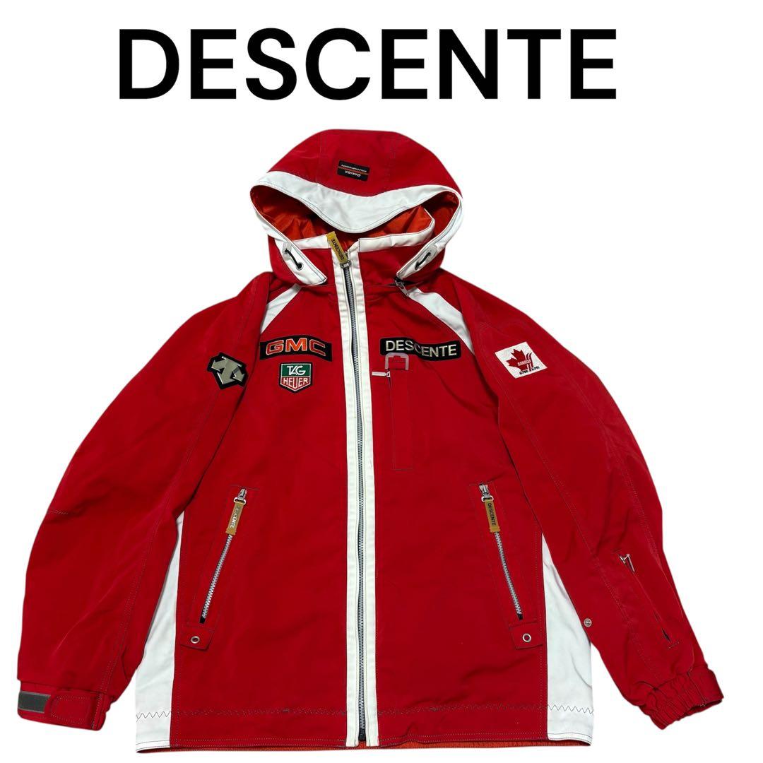 希少品✨DESCENTE スキーウェア　ジャケット　カナダモデル　スポンサー付き