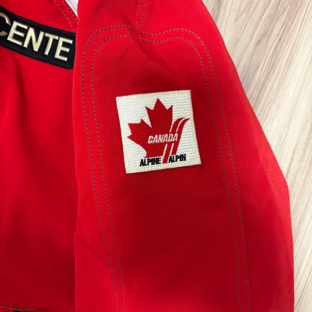 希少品✨DESCENTE スキーウェア　ジャケット　カナダモデル　スポンサー付き