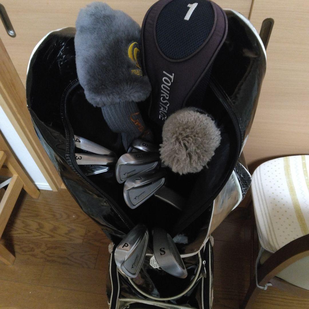 PUMAキャディバッグ ブリジストンゴルフクラブセット ミズノ PINE他