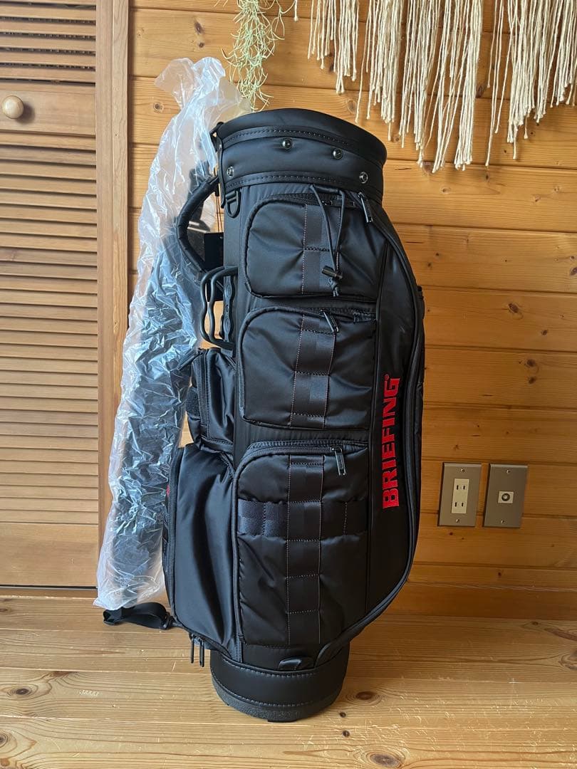 【再再値下げ】ブリーフィング　BRIEFING キャディバッグ　CR-6ブラック