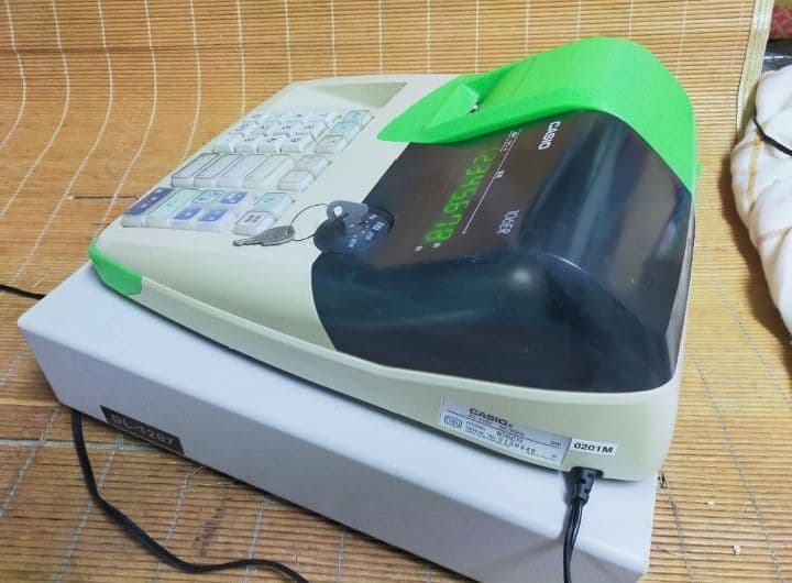 カシオレジスター　106ER　簡単便利特殊　送料込　832011