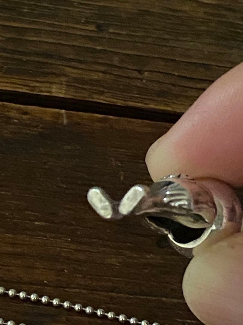 ヴィンテージ Esso マスコット ネックレス Silver 925チェーン