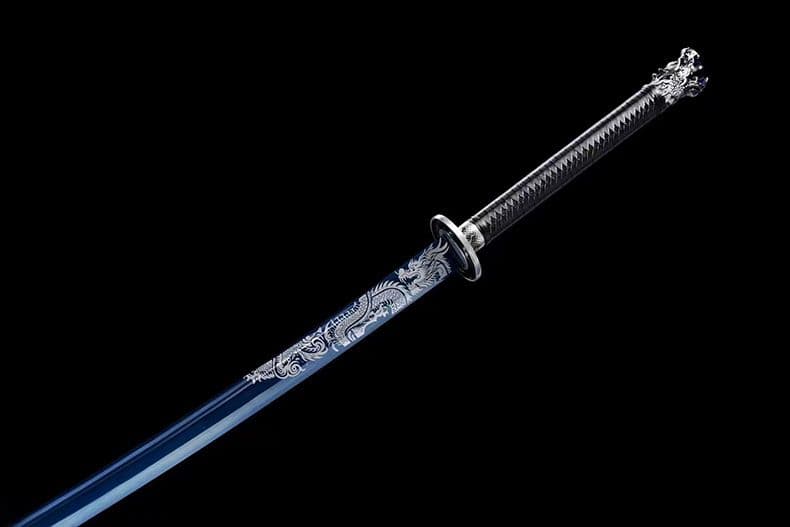 [符龍繍春刀] 繍春刀 牛尾刀 苗刀 手鍛造打 鋼刀 冷兵器 古兵器 武具