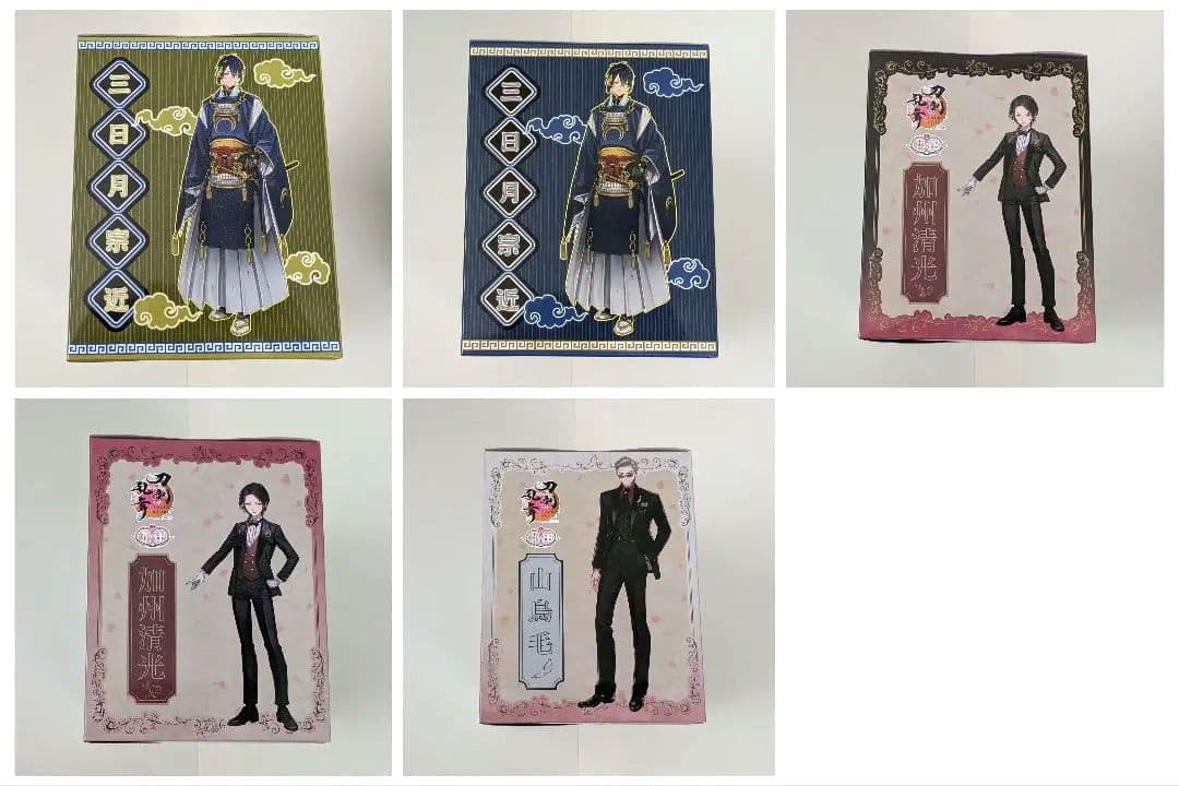 刀剣乱舞 ぬーどるストッパー フィギュア 加州清光 三日月宗近 山鳥毛