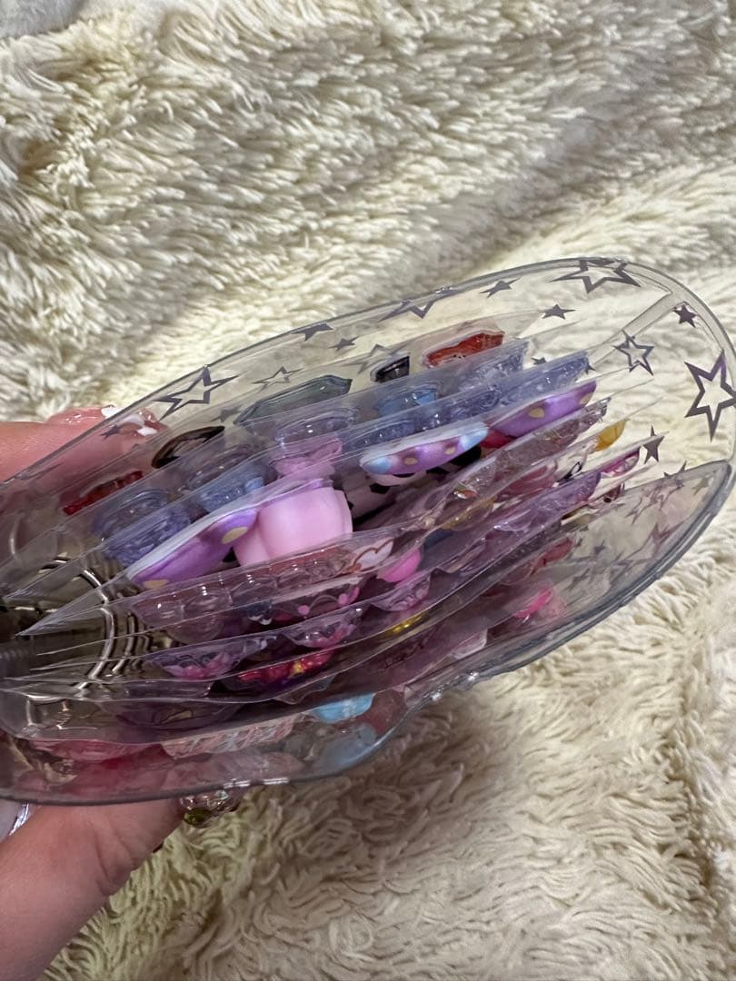 シール帳 完成品 A6 全10枚 星柄バインダー