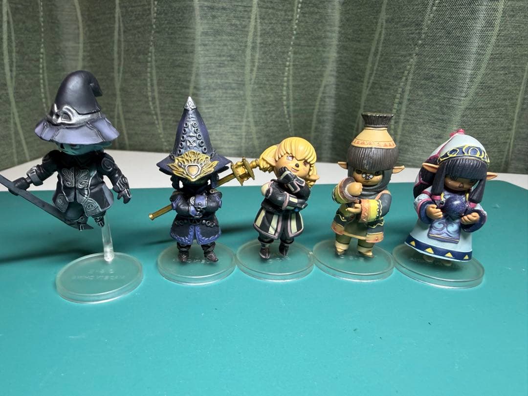 ファイナルファンタジーXI　タルタル トレーディングアーツミニ　5体コンプリート