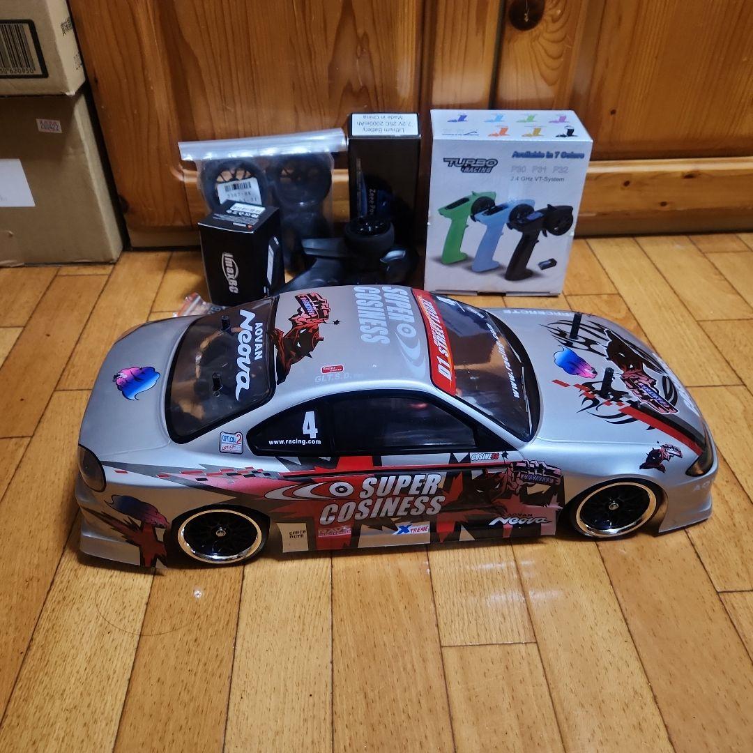 ■専用■　　タミヤ ドリフト ラジコン フルセット　TT01　　シルビア　ボディ