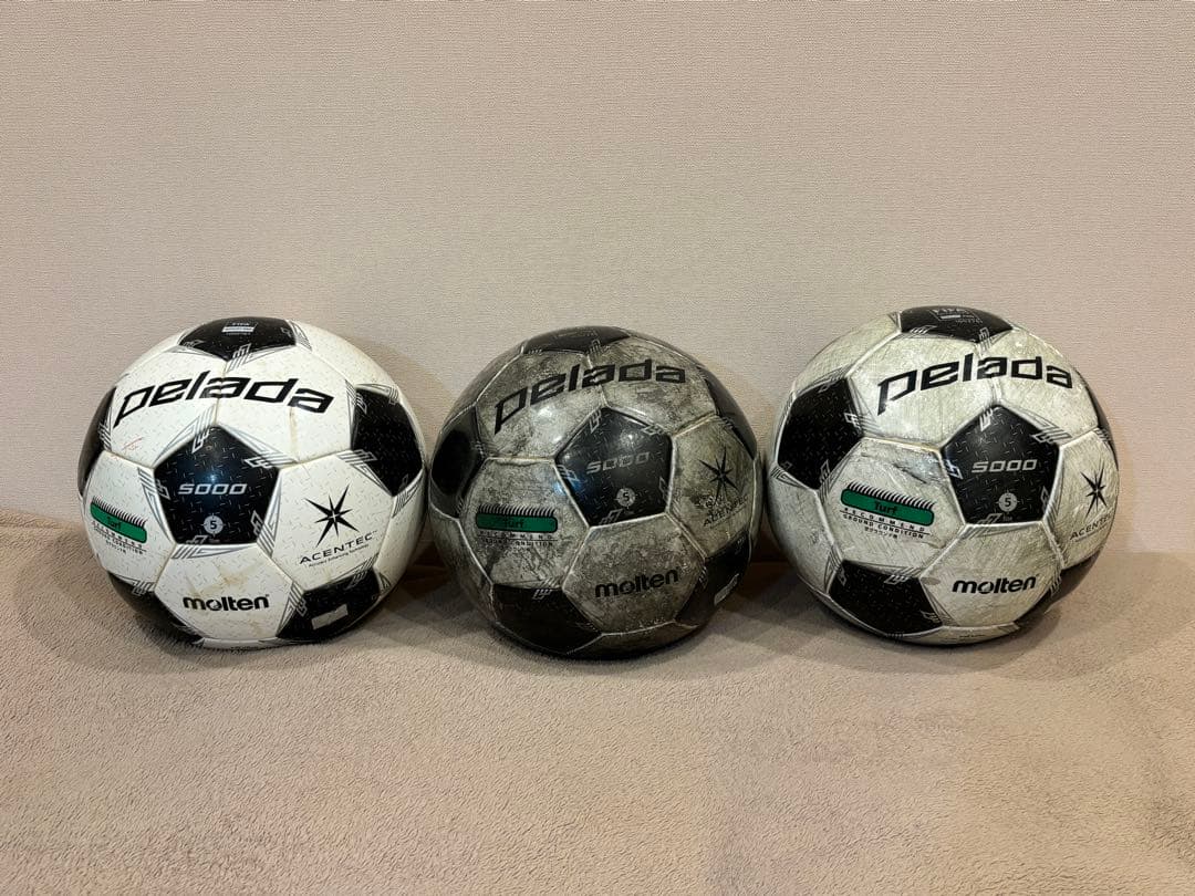 モルテン ペレーダ5000 芝グランド用 F5L5000 5号球 3個セット