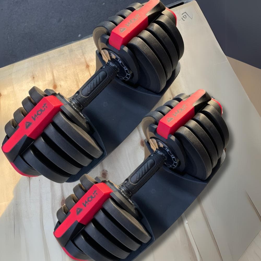 【2個セット】クイック可変式ダンベル18ｋｇ（1.5ｋｇ～18ｋｇ）が２個