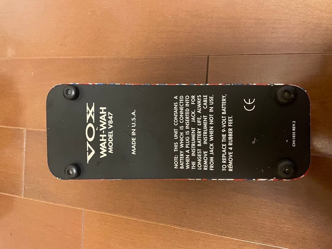 VOX ワウペダル ユニオンジャックデザイン
