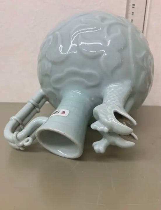 中国青磁壷　骨董　唐物　古美術　コレクション　日本骨董？！　江戸　青磁