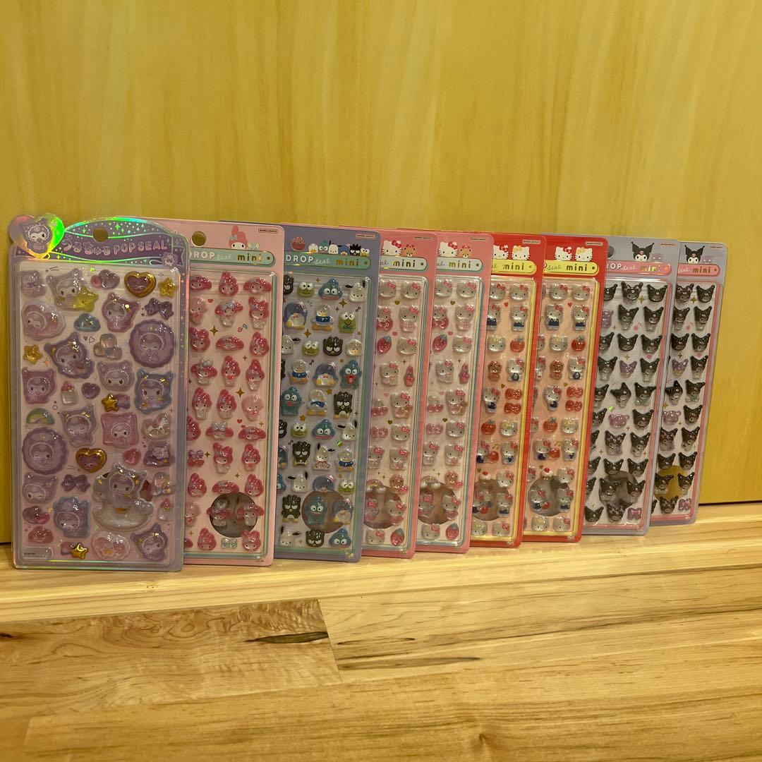 サンリオミニ　ボンボンドロップシール　うるちゅる　クロミ　国内正規品