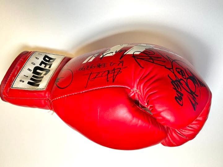 K-1ファイター 7名のサイングローブ