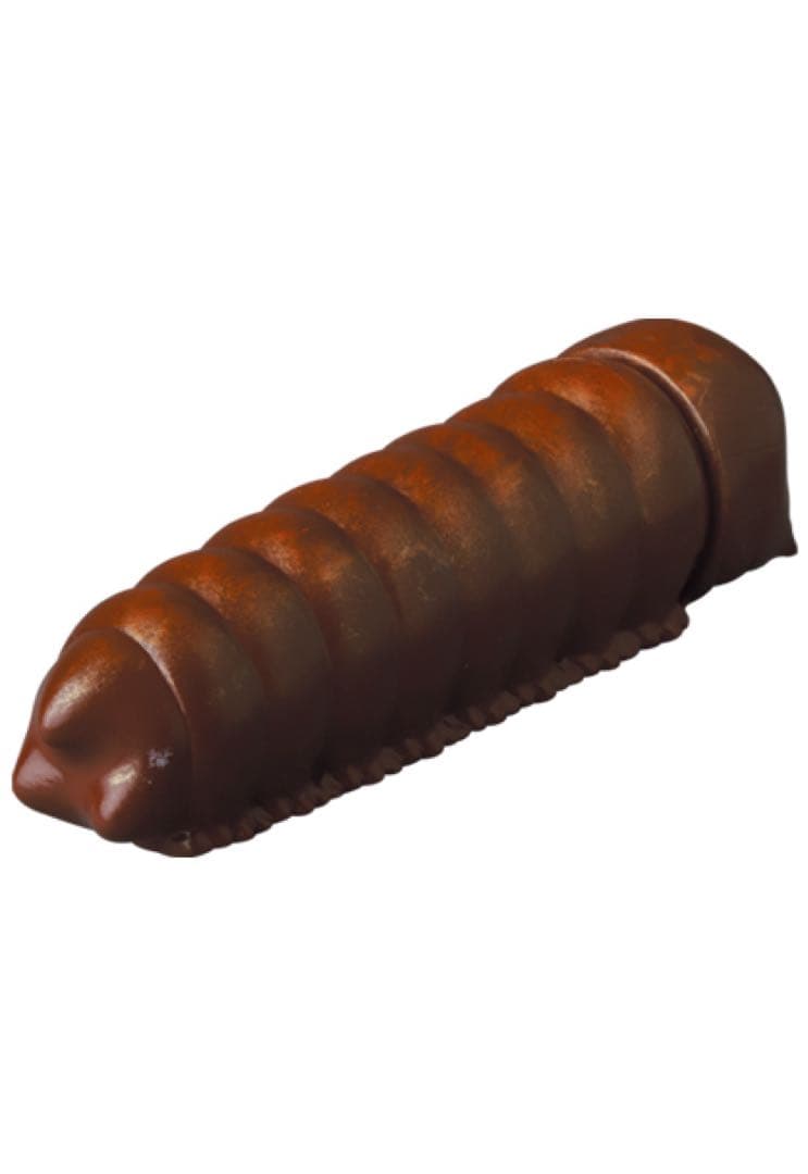 中古　メディコム　安楽安作　ゴジラ & モスラの幼虫 モスラ対ゴジラ版　2期