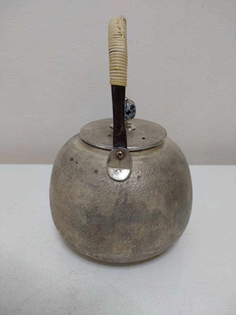 平安銅政 湯沸 共箱 茶道具 煎茶道具 急須 茶注 薬缶