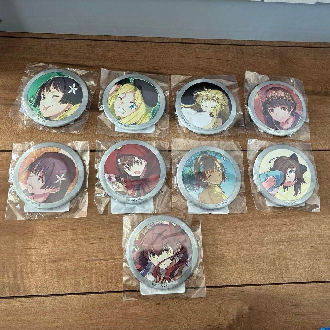 とある科学の超電磁砲　くじ引き堂d賞缶バッジ9点セット