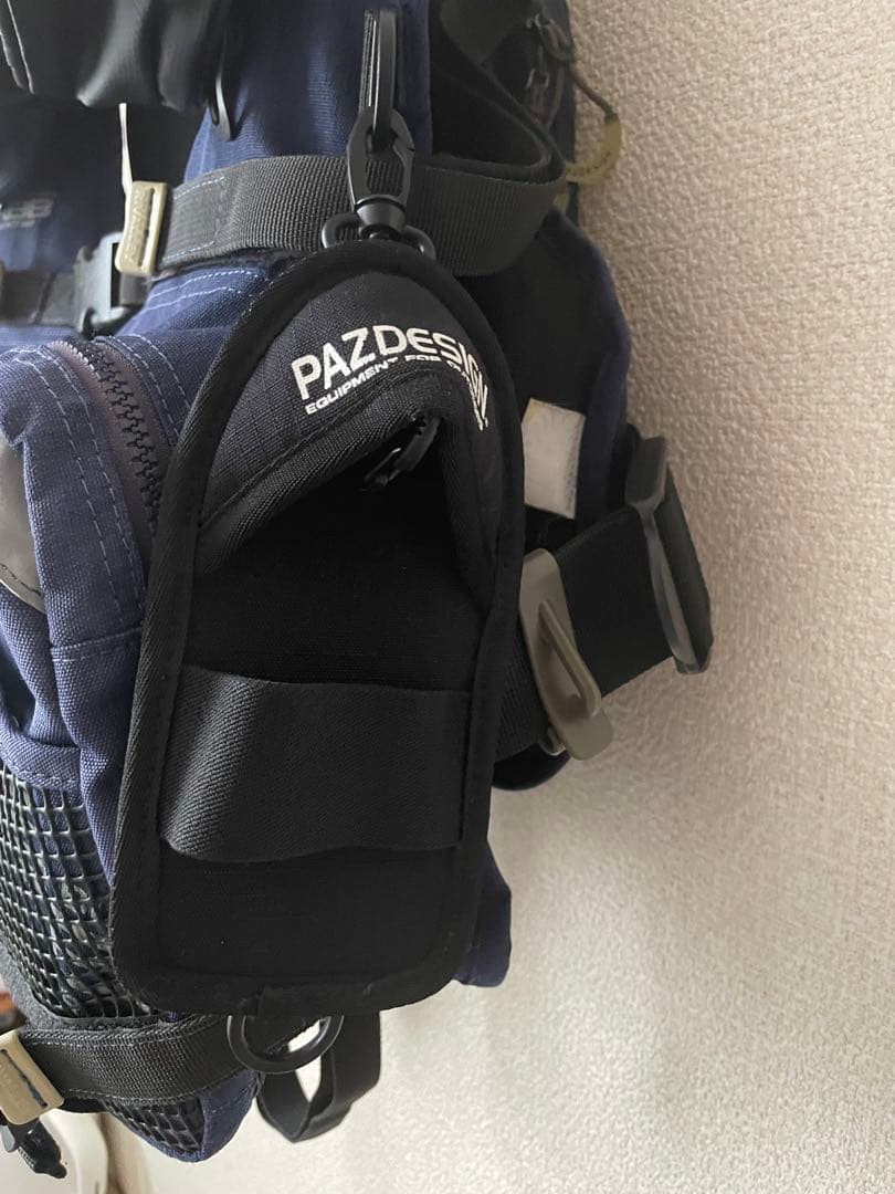 rbb ウェーディングゲームベスト　ネイビー　ポーチ3個グリップホルダー1個付き