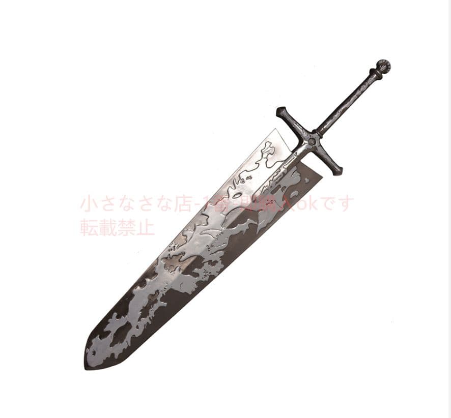断魔の剣   古兵器 武具 模造刀·模擬刀 Cosplay  黒い五葉草