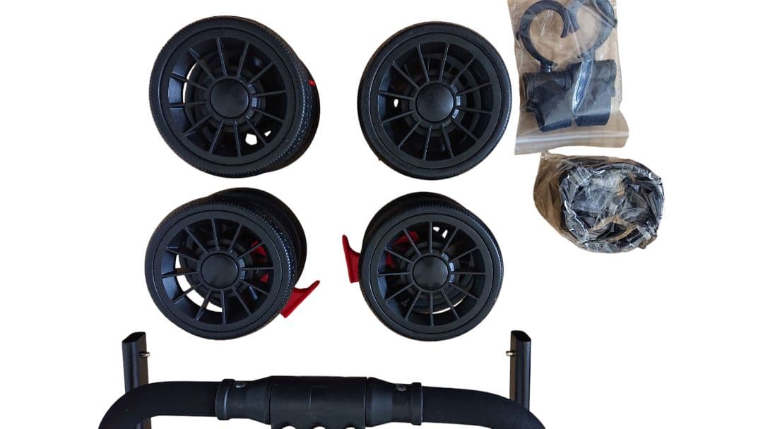 未使用　ペットカート バギー 分離型 キャリー わんわん　ブラック 犬 中型犬